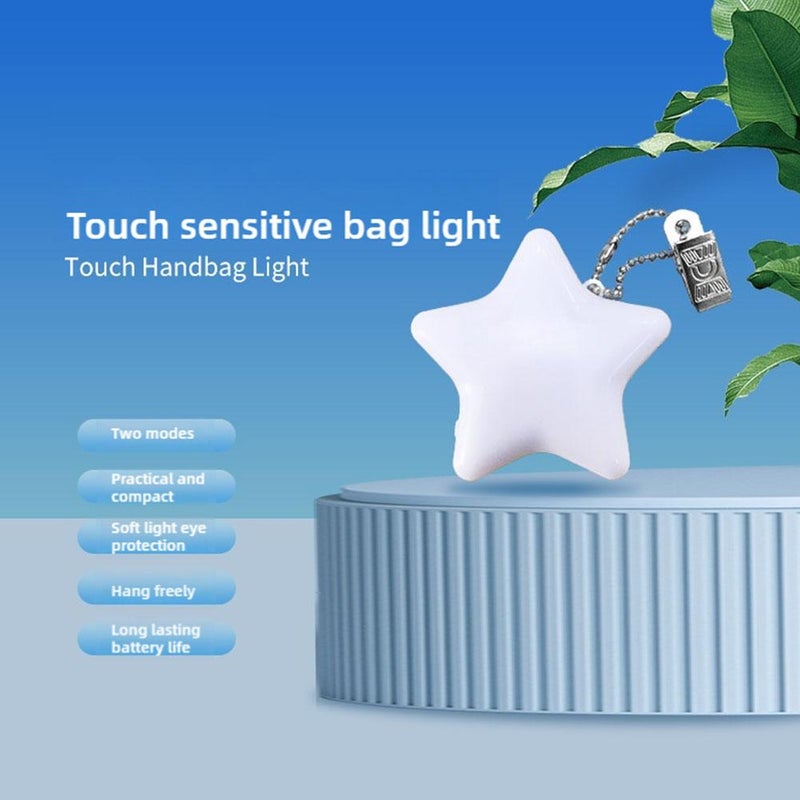 Purse Light Handbag Light, Five-Pointed Star Bag Lights Touch Sensor Lights Best Gifts for Women Girls Valentines Day - Image 2
